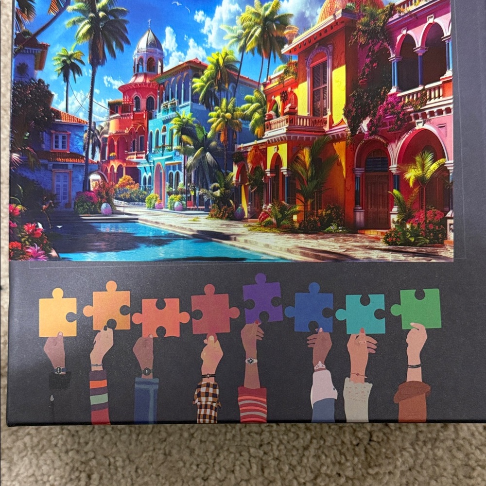 Colorful Cityscape Jigsaw Puzzle